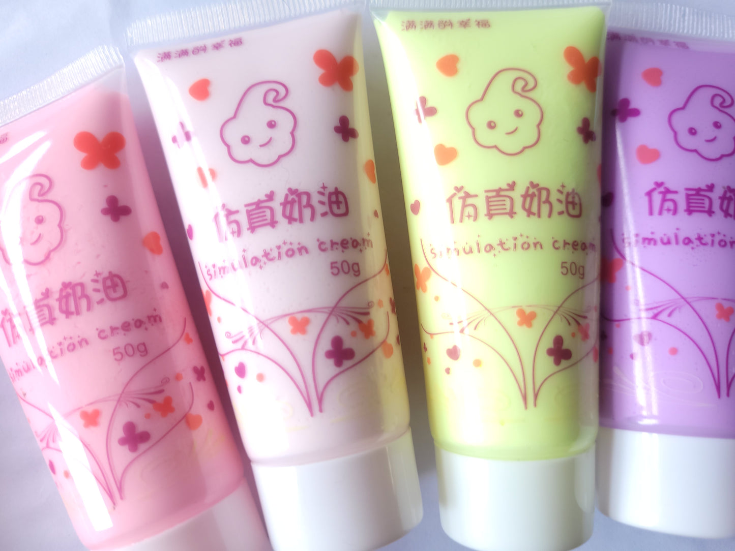 4 whipped cream glue - random colours sent