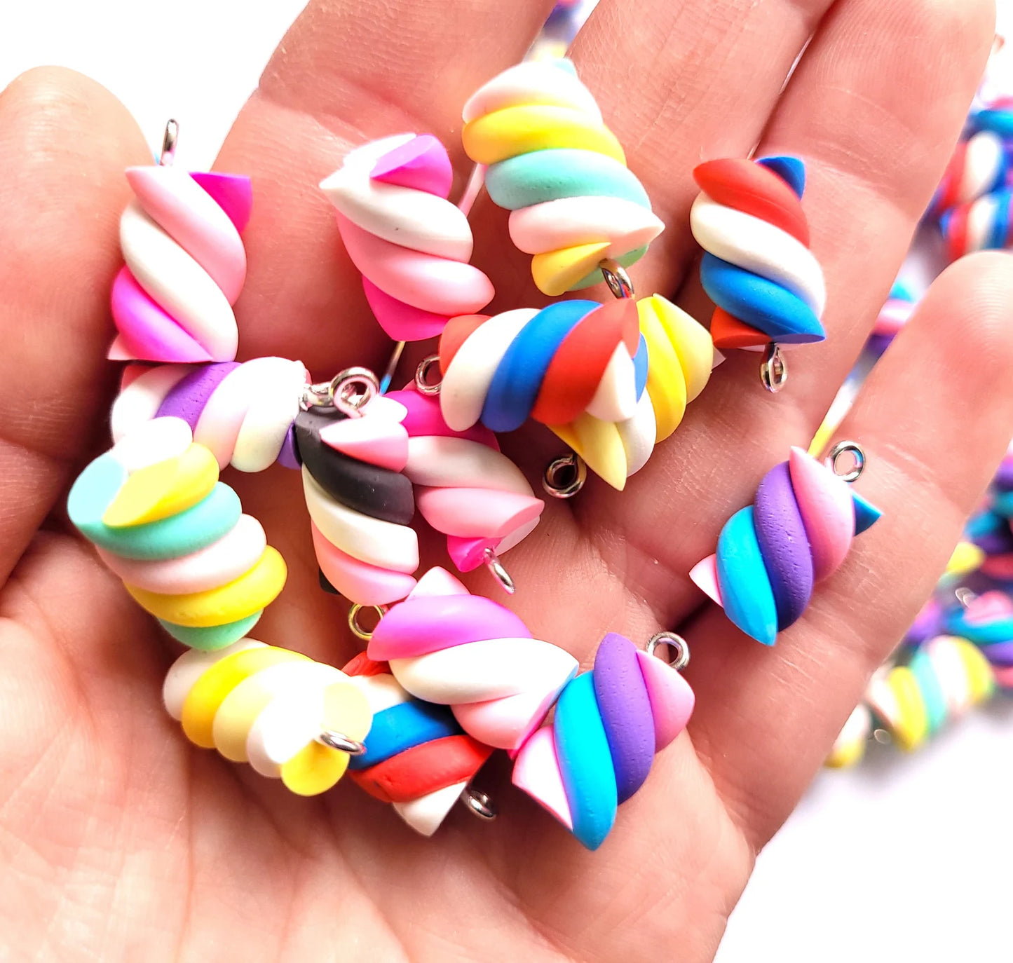 Mashmallow charms - Fake candy Charms