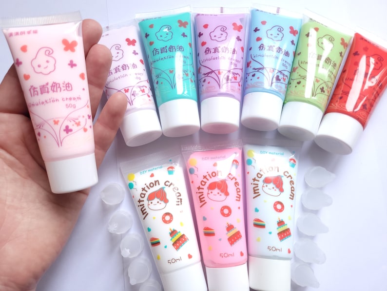 4 whipped cream glue - random colours sent