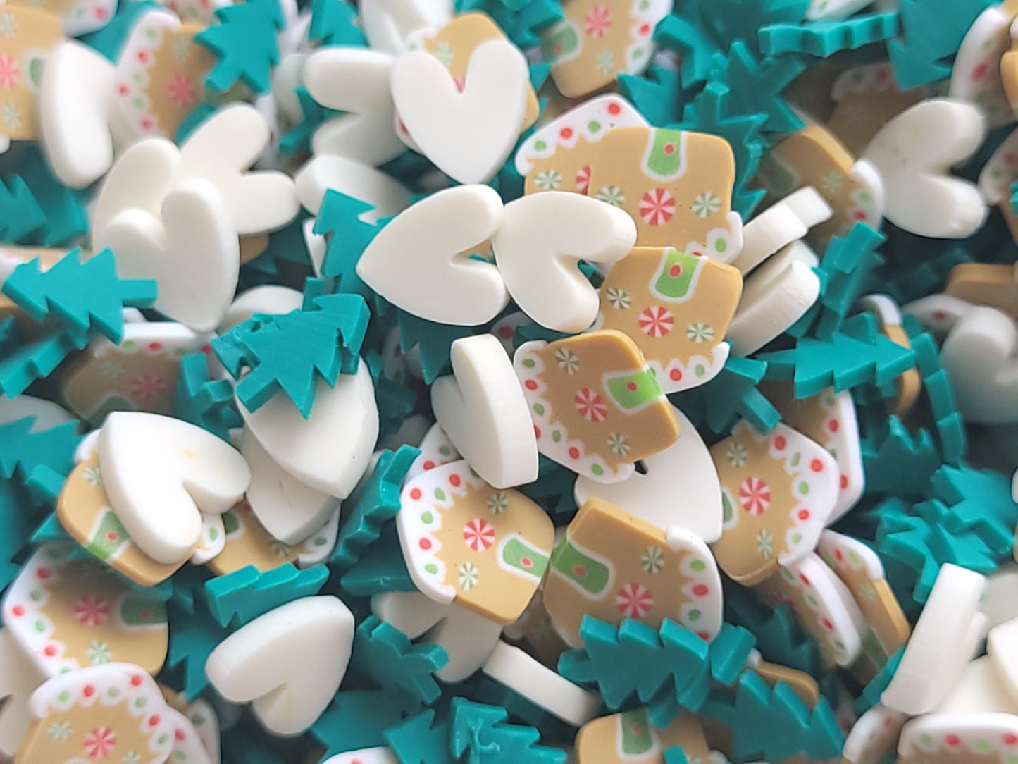 5g/10g/20g Christmas sprinkles, gingerbread house sprinkles , resin craft supplies, clay decoden,
