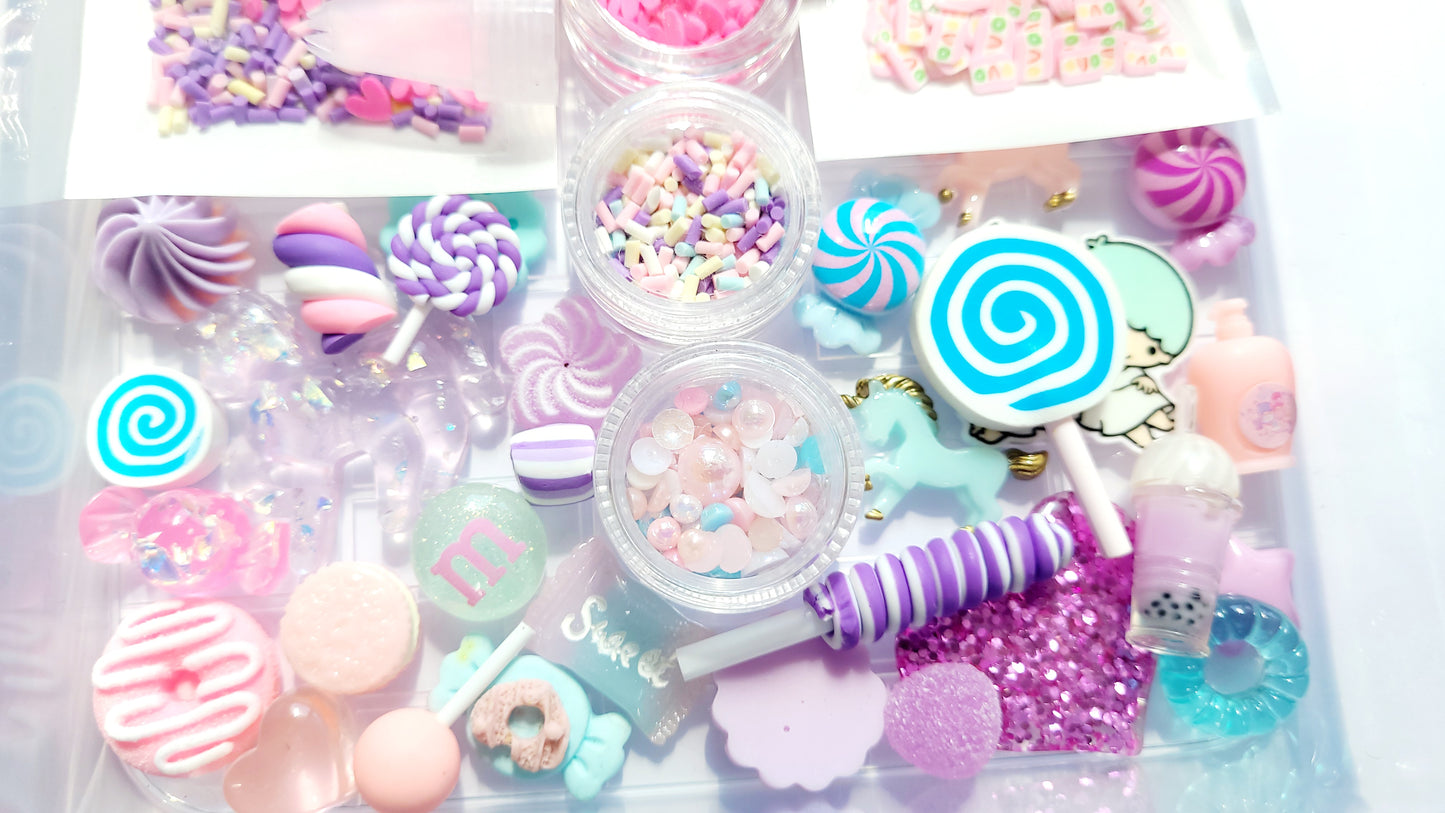 Decoden whip glue craft set - Pastel
