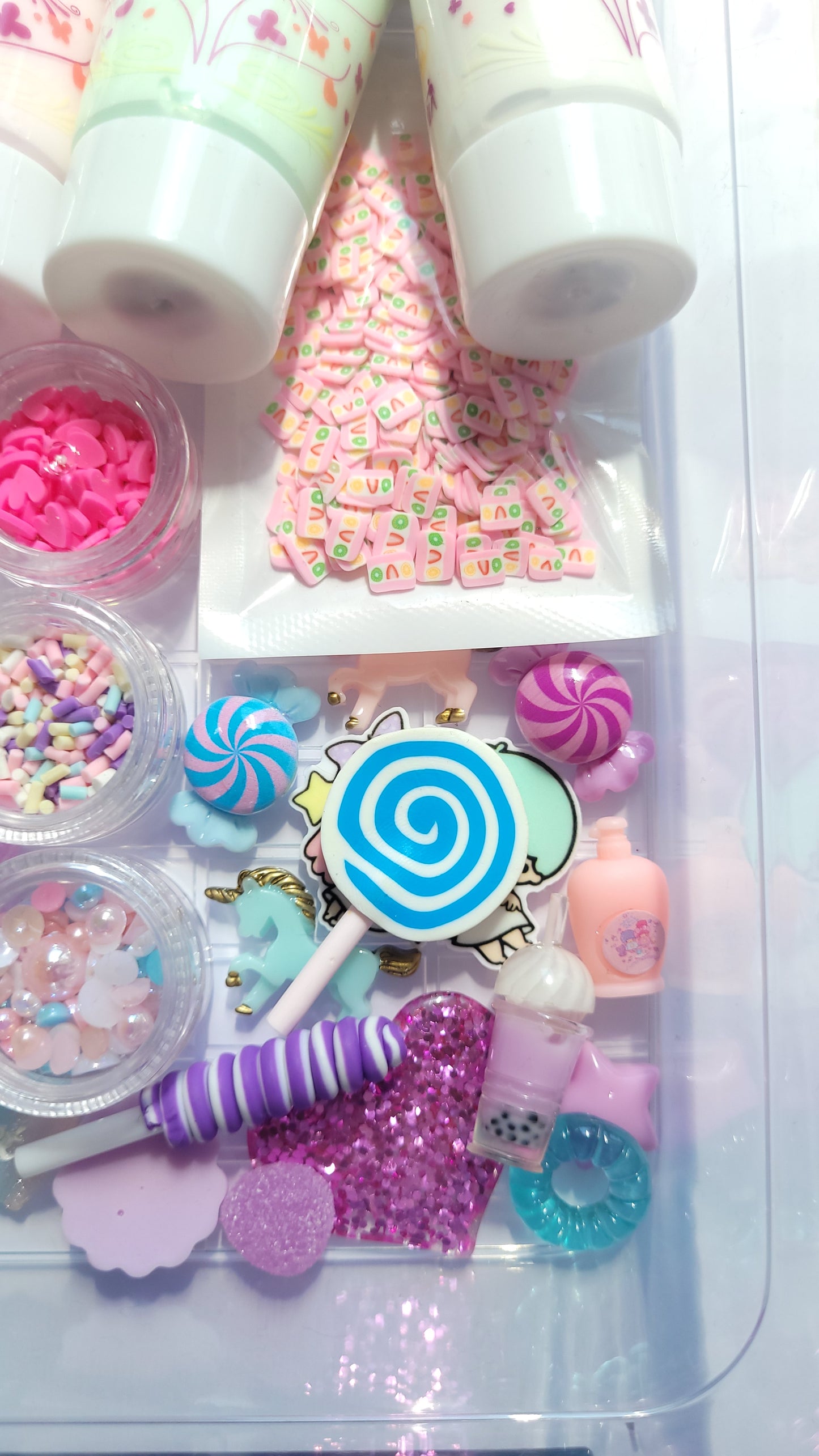 Decoden whip glue craft set - Pastel