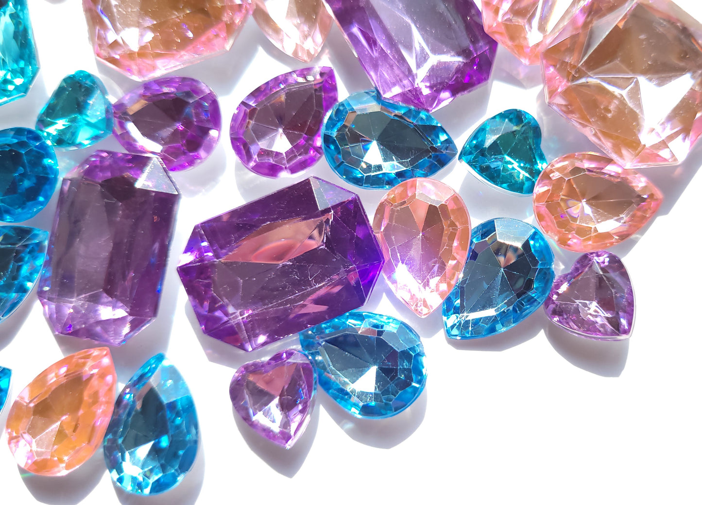 Pastel Bling Cabochons - Pinks & Blues