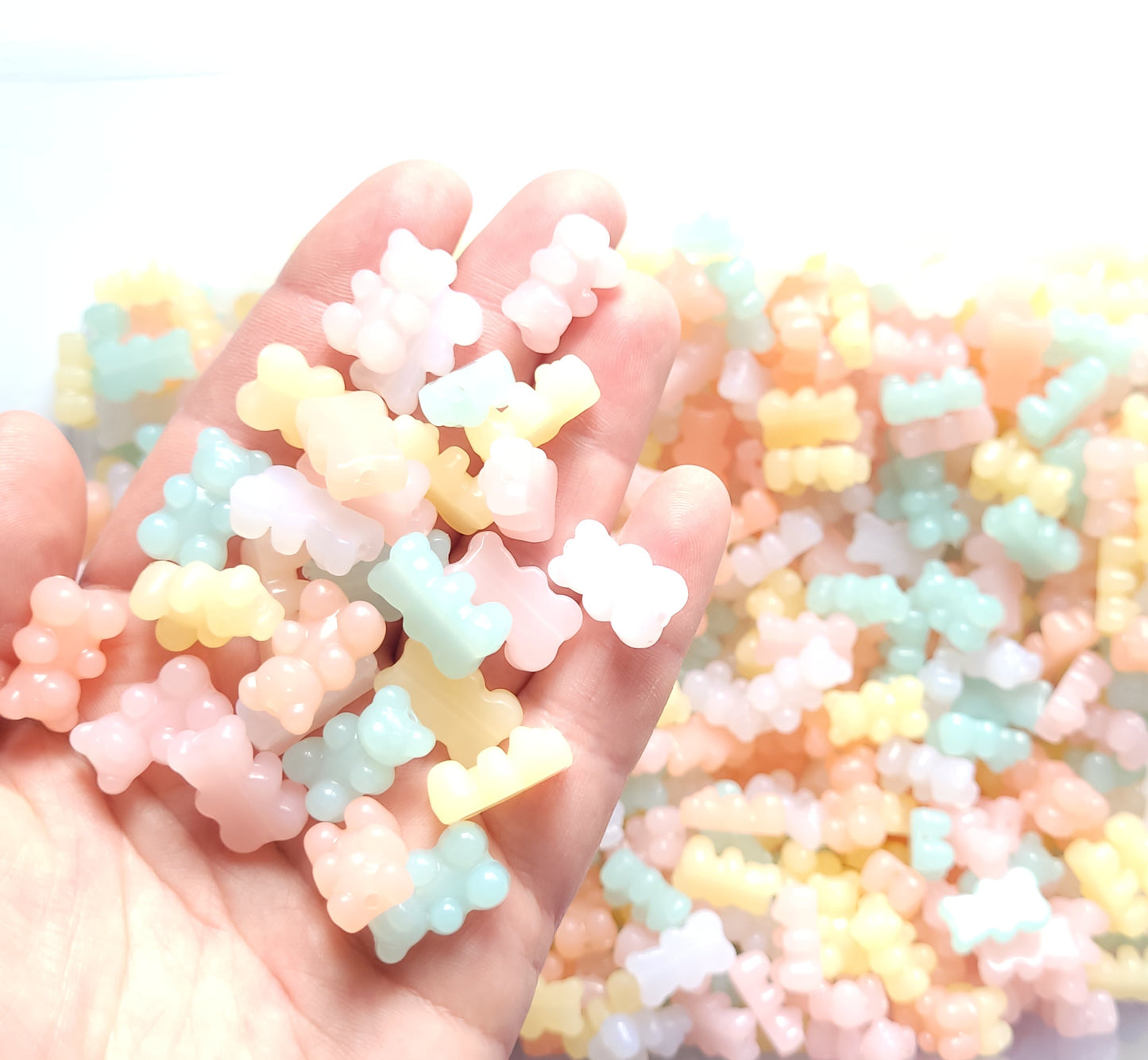 Bear Beads for Crafts - Bracelet making - Jewellery making
