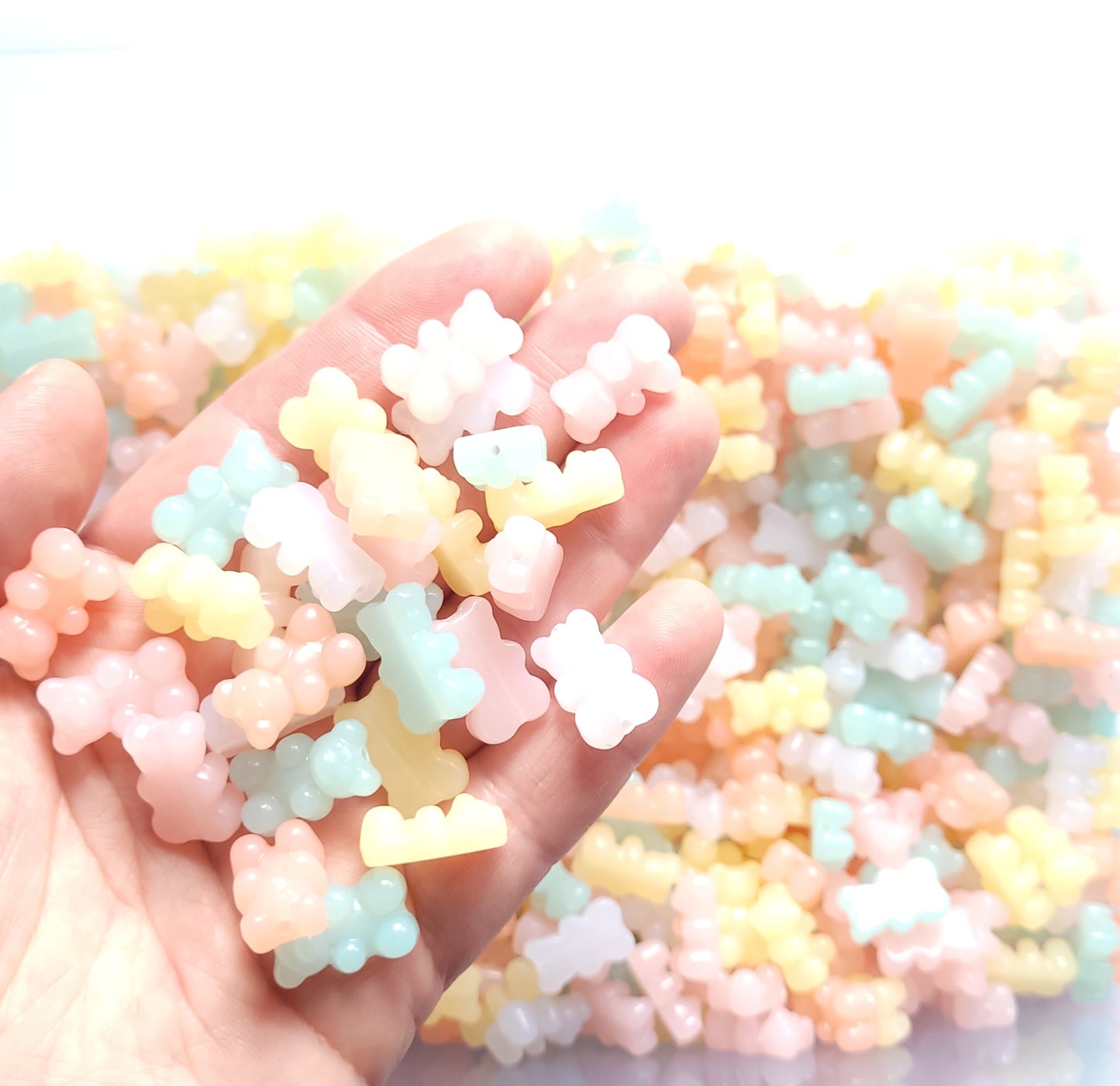 Bear Beads for Crafts - Bracelet making - Jewellery making