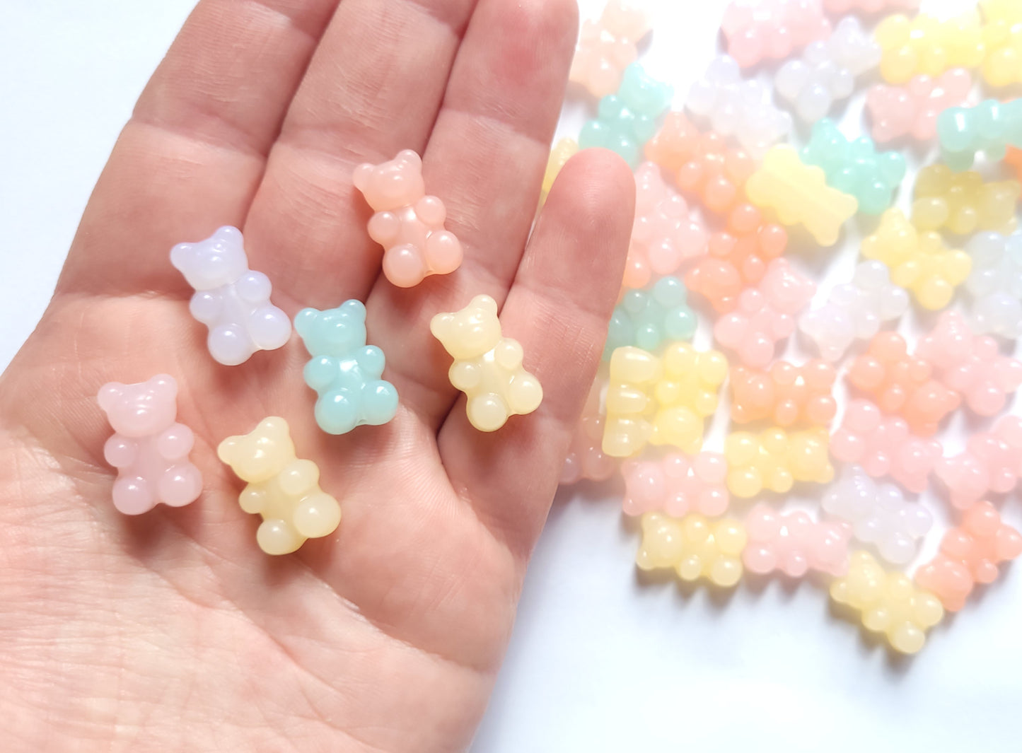 Bear Beads for Crafts - Bracelet making - Jewellery making