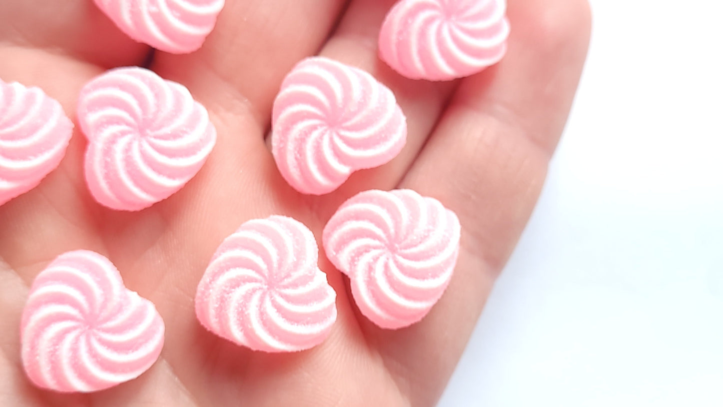 Pink Sugar Candy Cabochons