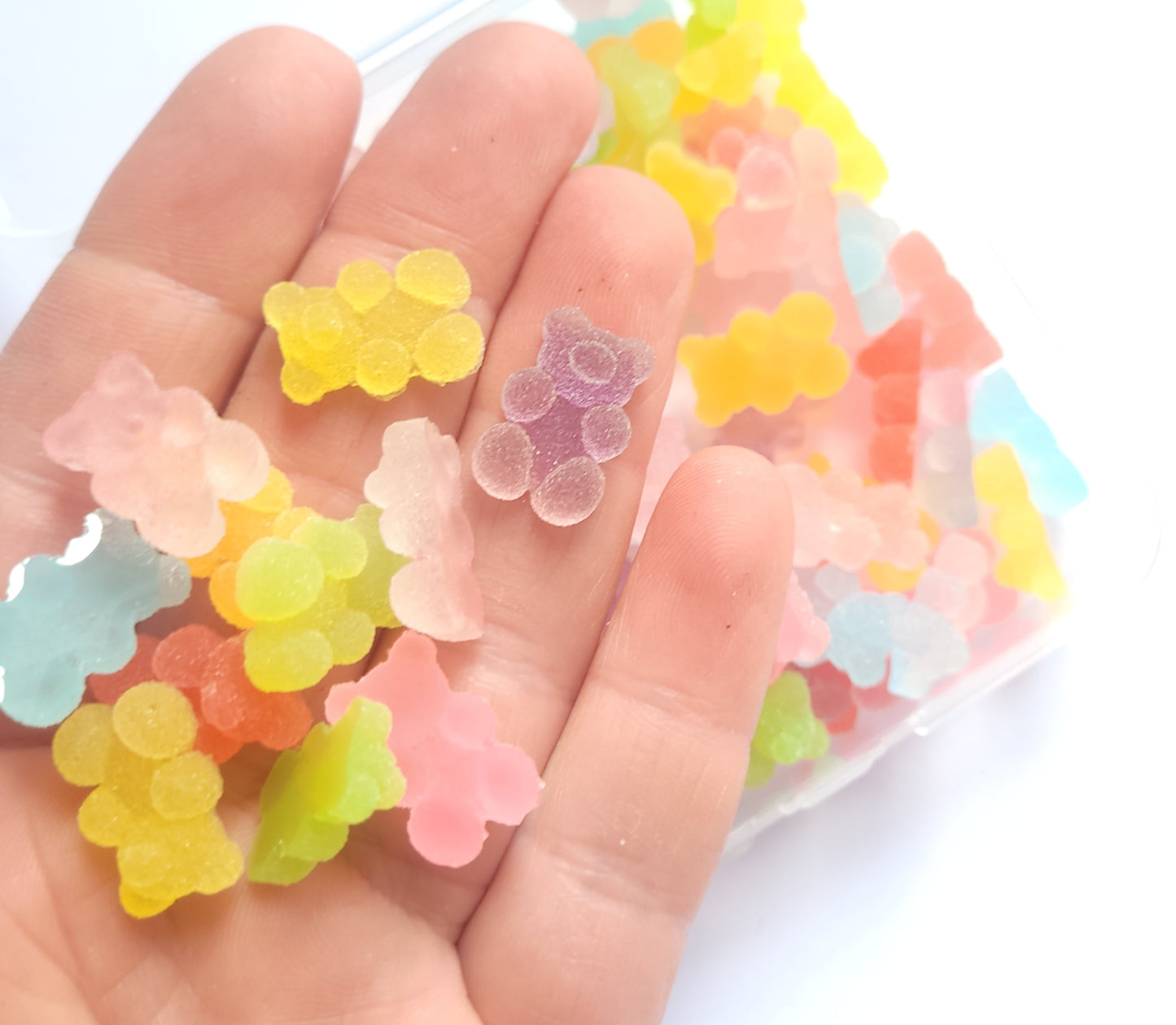 Wholesale box of sugar bear cabochons