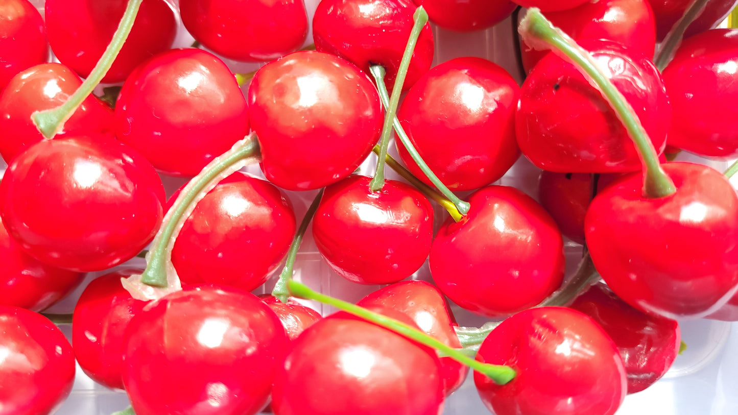 Grade B Fake Cherry Craft Supplies