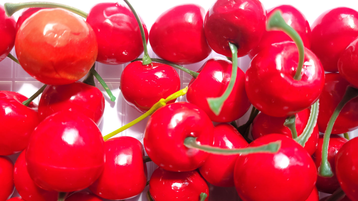Grade B Fake Cherry Craft Supplies