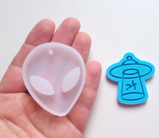 Alien Mold - UFO mold - 2 piece pack