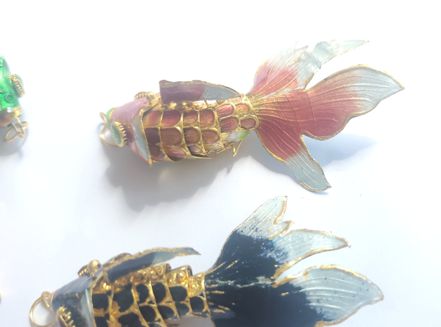 Cloisonne Fish Pendant