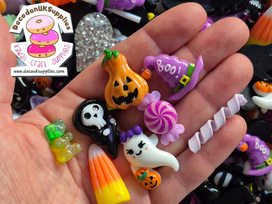 Halloween cabochon candy mix
