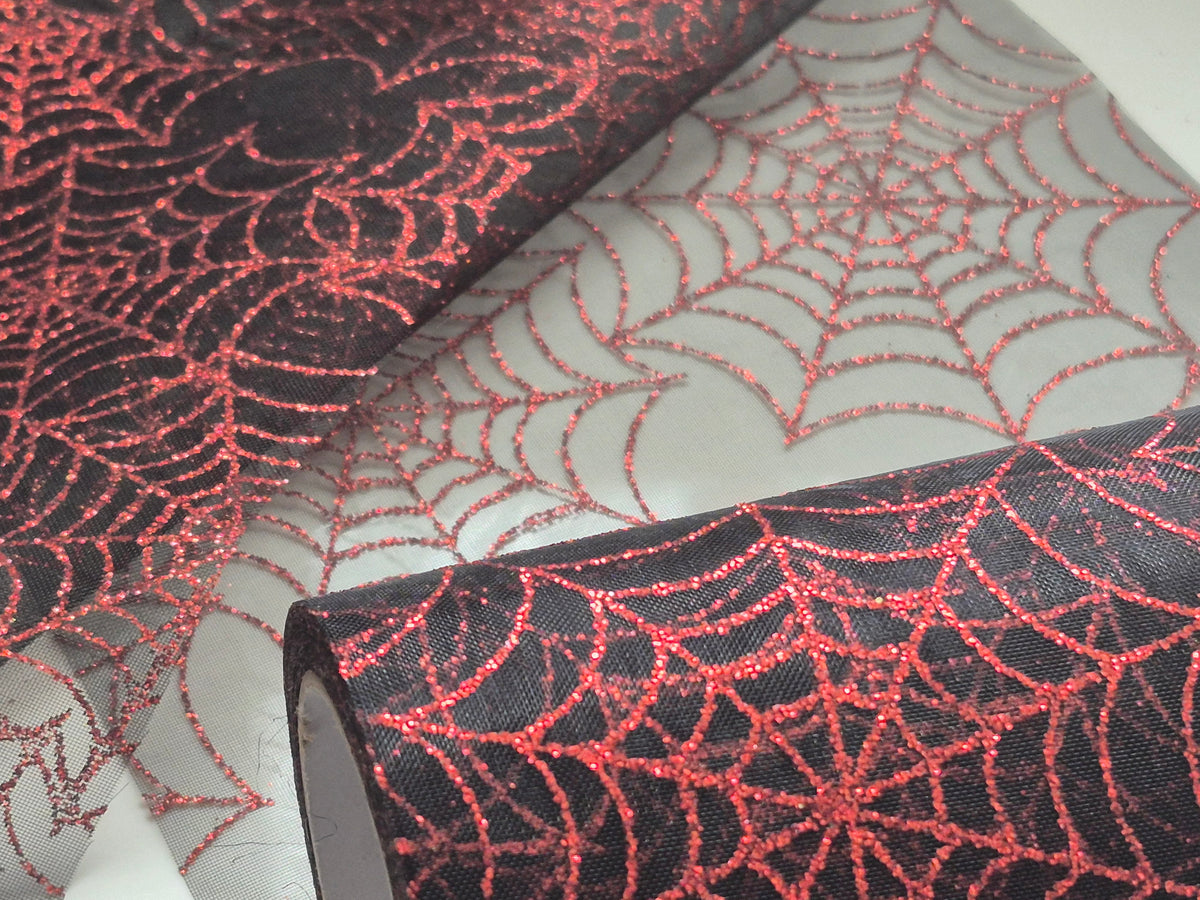 Tulle Ribbon - Spider Web - Halloween