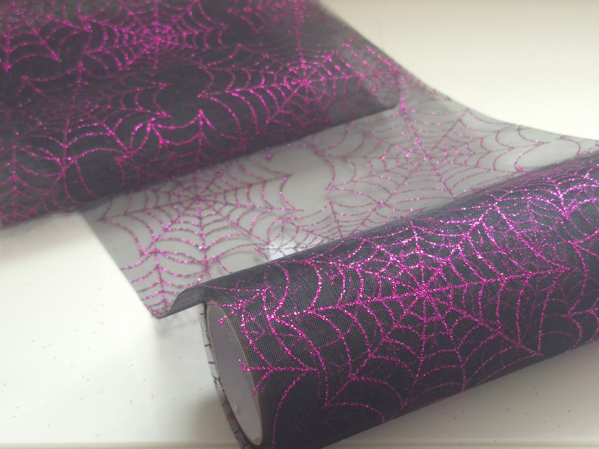 Tulle Ribbon - Spider Web - Halloween