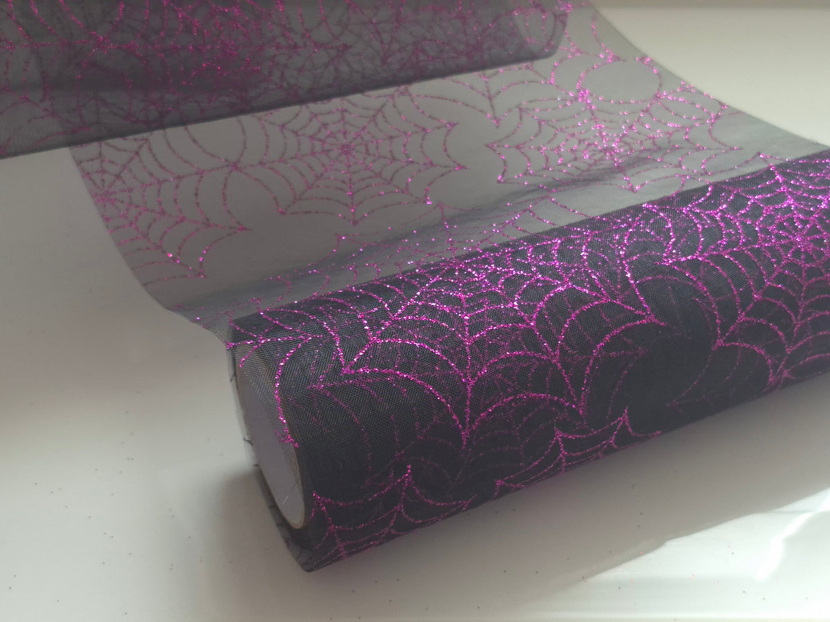 Tulle Ribbon - Spider Web - Halloween