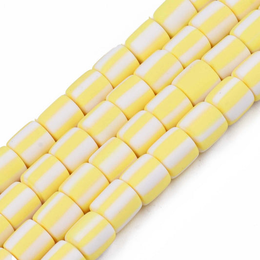 Clay beads - YELLOW - Candy Beads