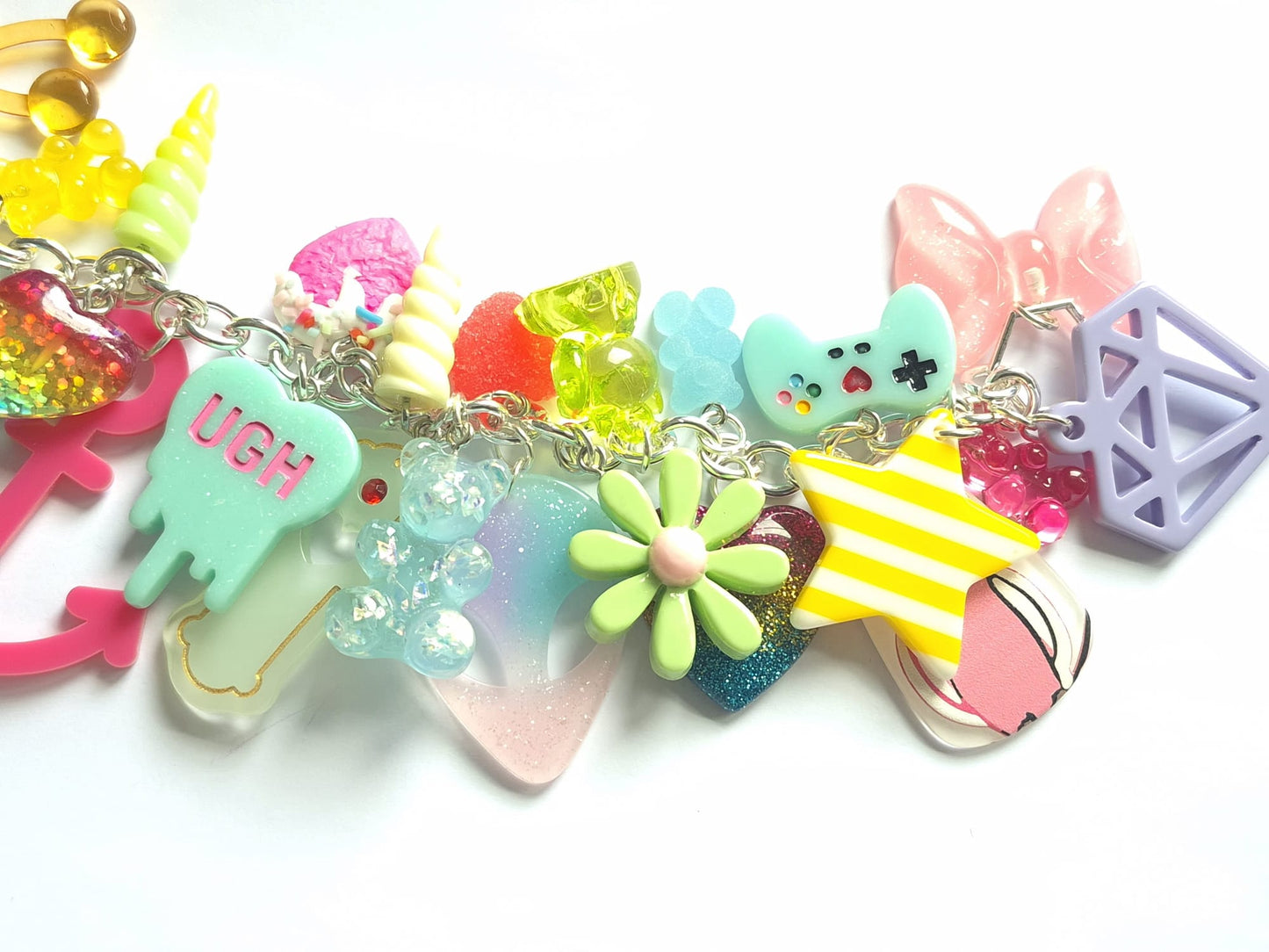 Kawaii Summer loaded charm bracelet
