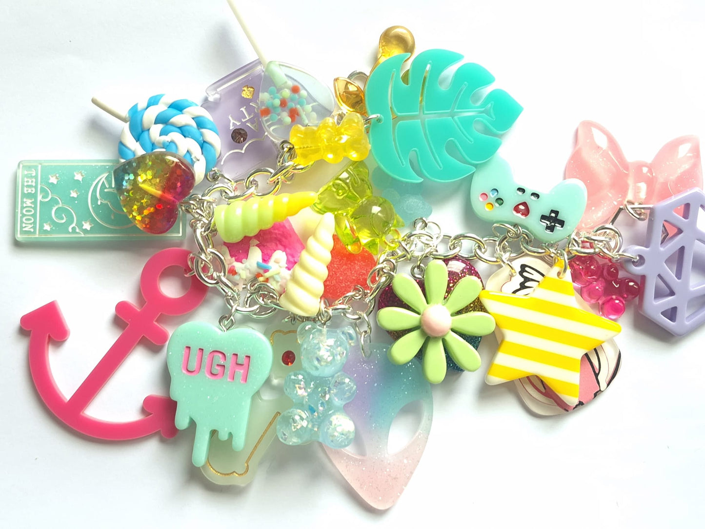Kawaii Summer loaded charm bracelet