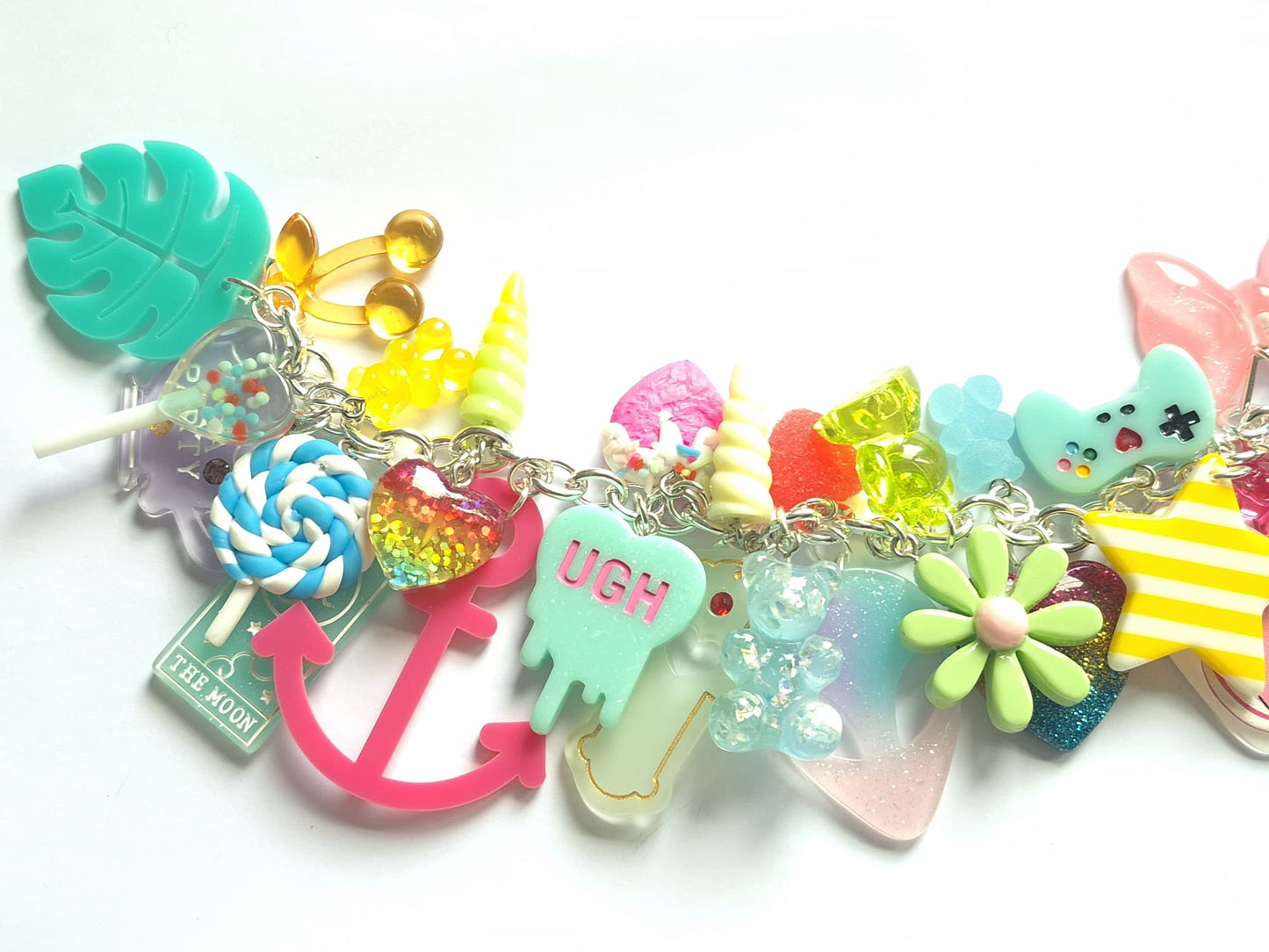 Kawaii Summer loaded charm bracelet