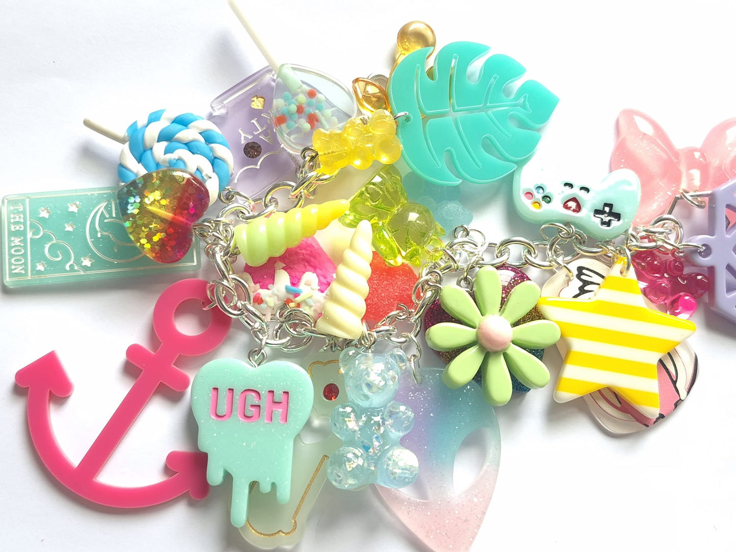 Kawaii Summer loaded charm bracelet