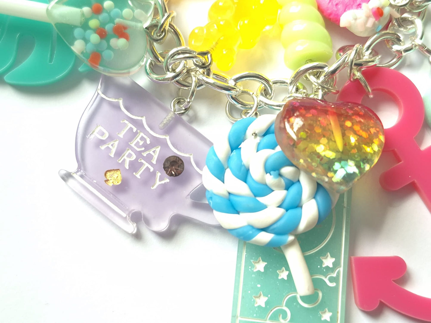Kawaii Summer loaded charm bracelet