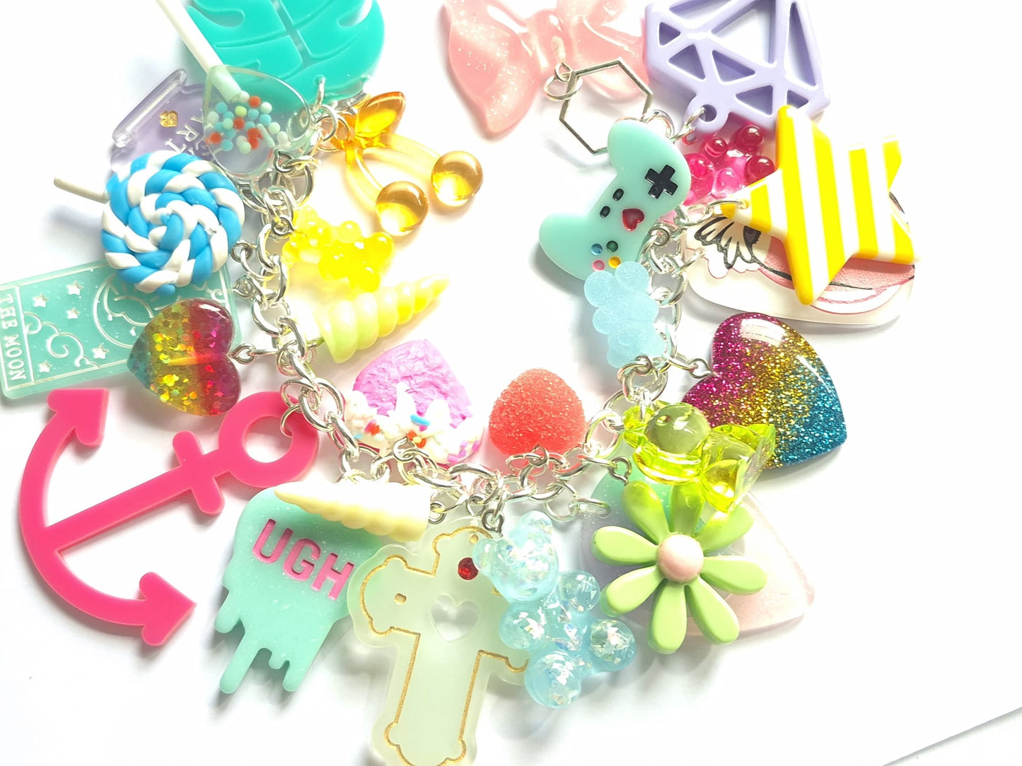 Kawaii Summer loaded charm bracelet