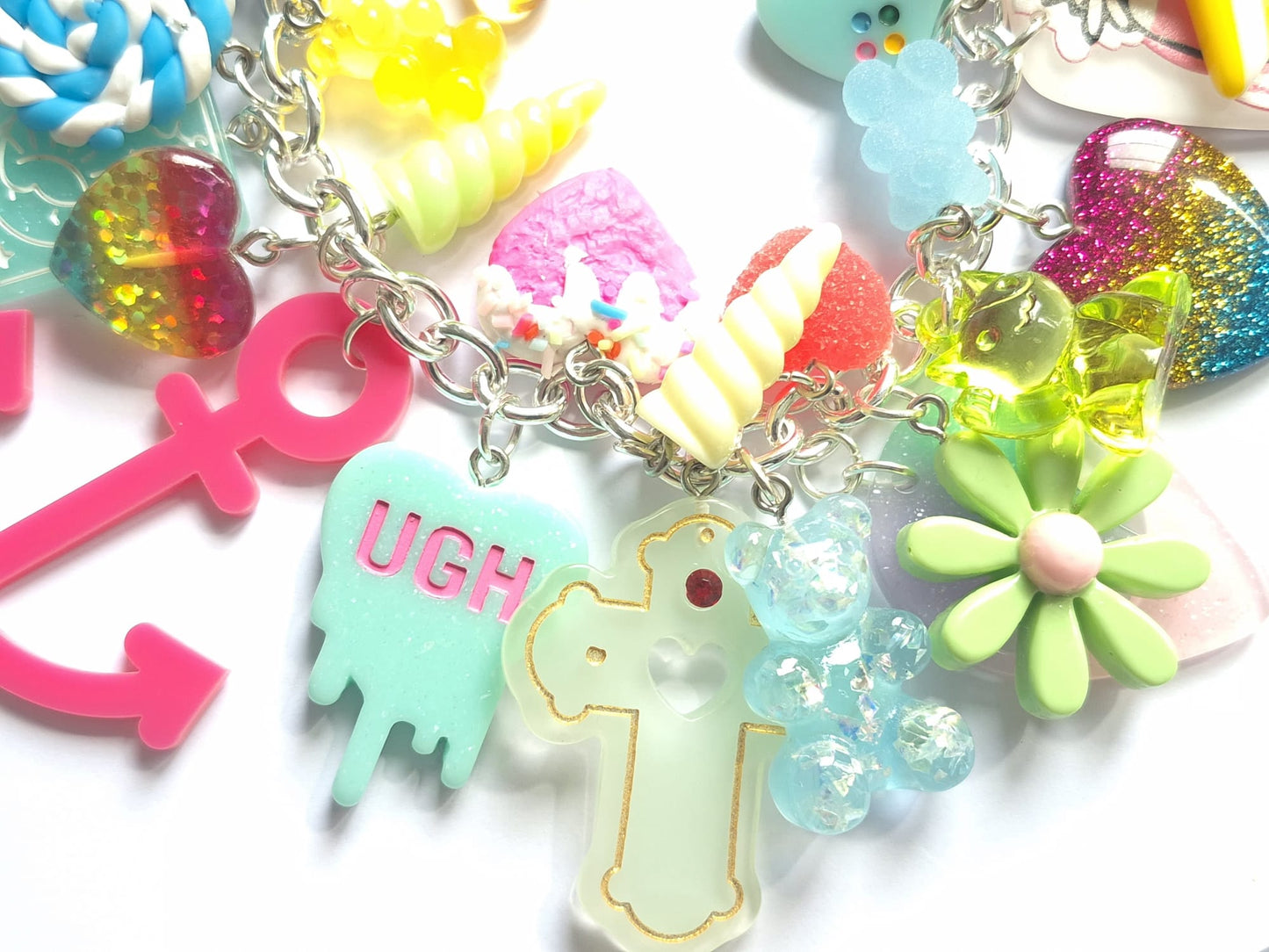 Kawaii Summer loaded charm bracelet