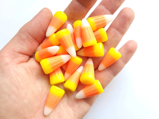 Candy Corn Halloween 3d Cabochons