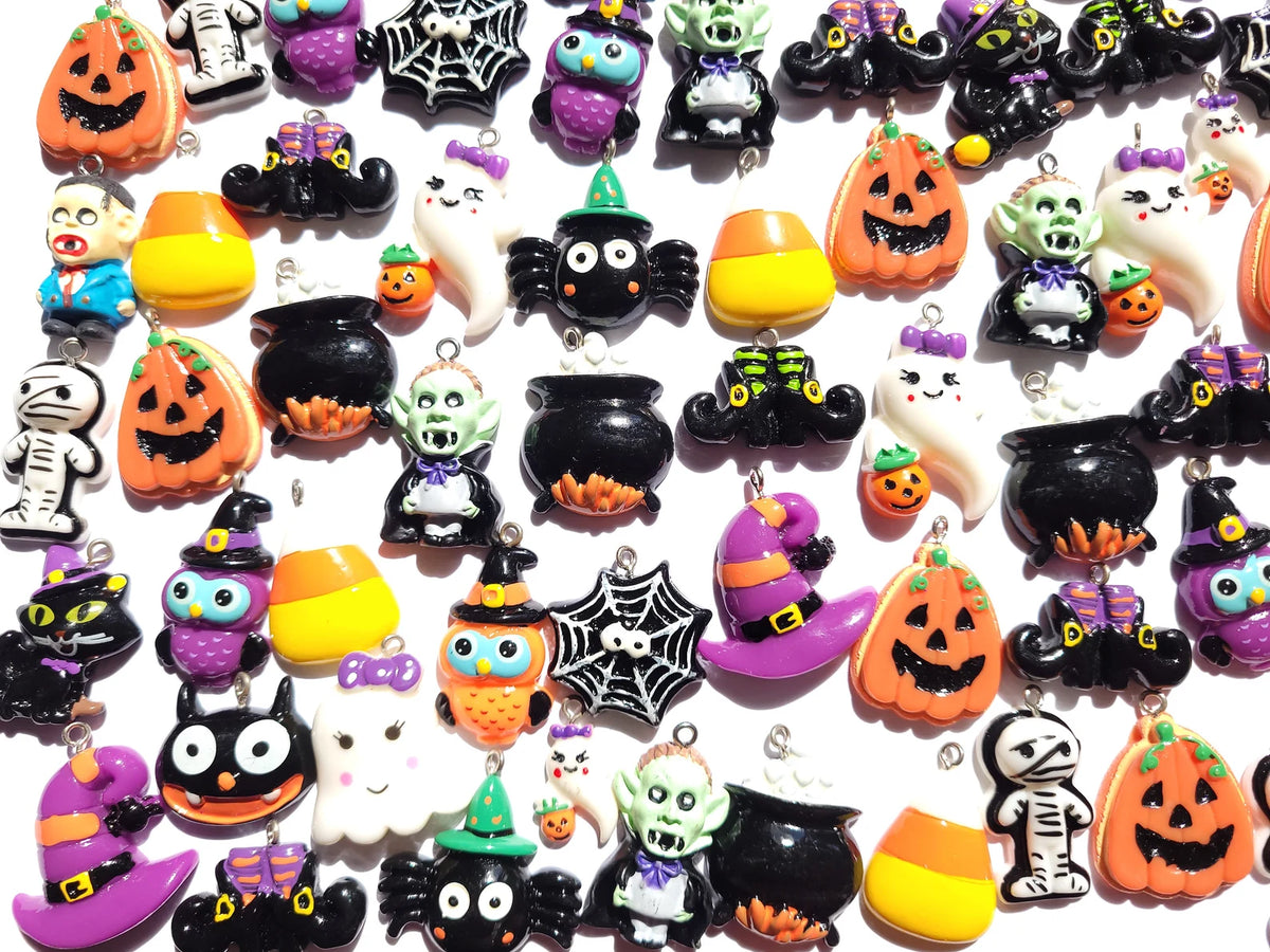 Halloween charm mix - Craft Supplies