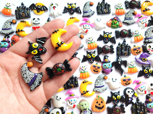 Halloween cabochon mix - Flatback embellishments
