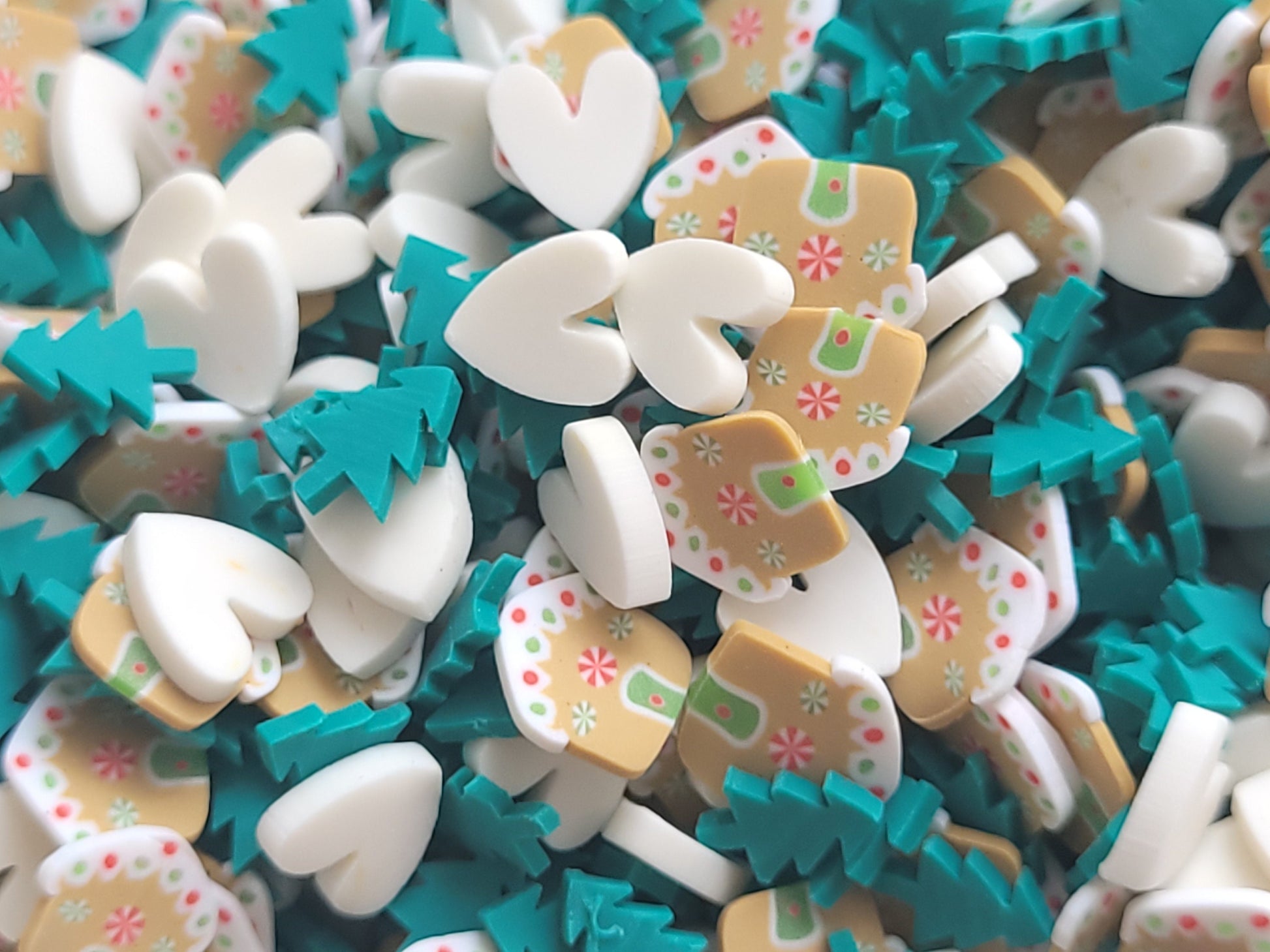 5g/10g/20g Christmas sprinkles, gingerbread house sprinkles , resin craft supplies, clay decoden,
