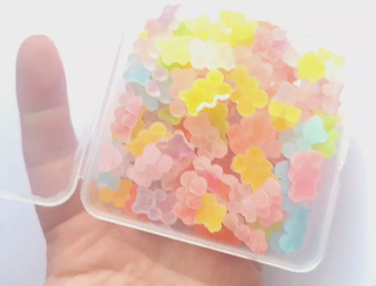 Wholesale box of sugar bear cabochons