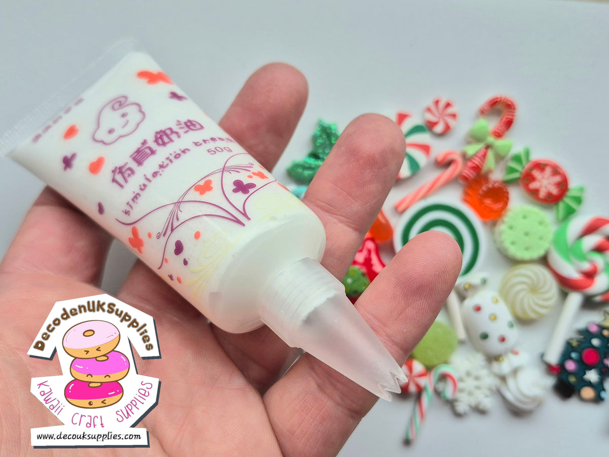 New Tik Tok deco whip set with Frosting whip glue, sprinkles and cabochons
