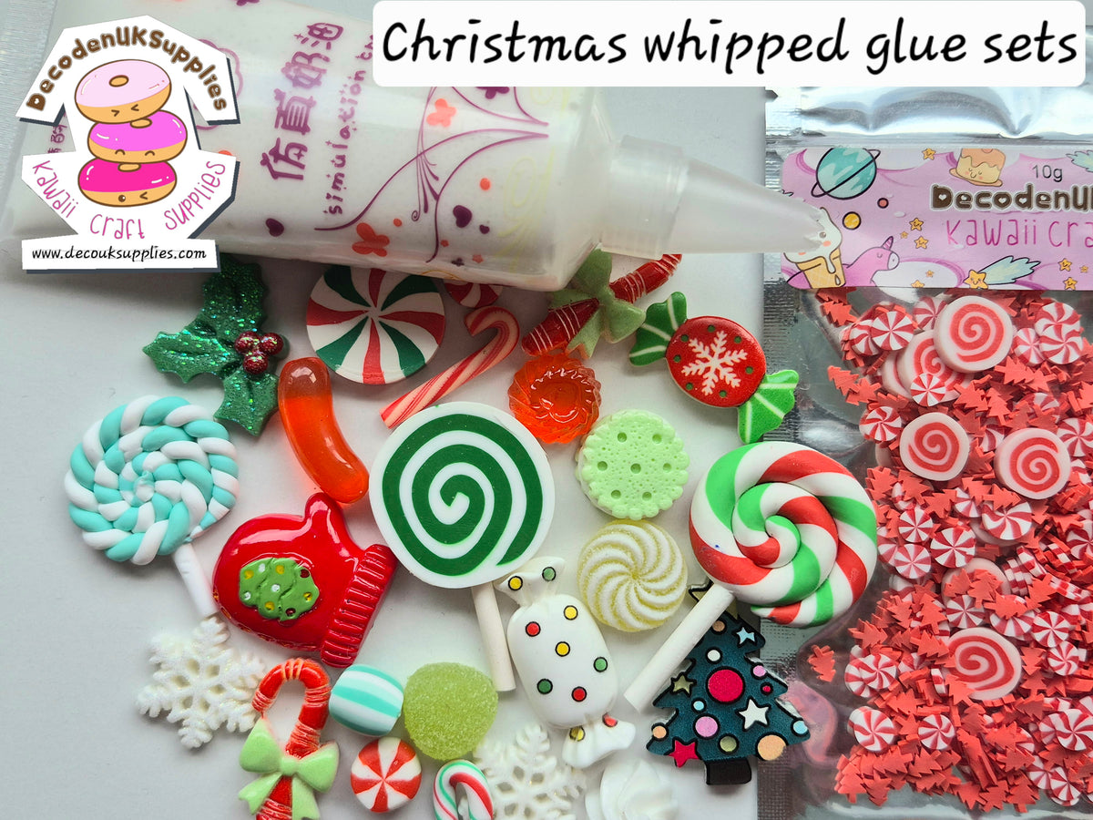 New Tik Tok deco whip set with Frosting whip glue, sprinkles and cabochons