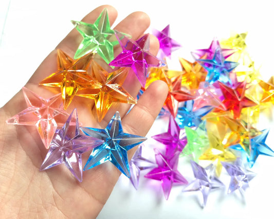 Kitsch star bead pendant connectors